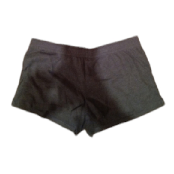 No Boundaries Juniors Elastic Waist Cotton Pull on Cheer Shorts Dark Grey - Picture 1 of 1